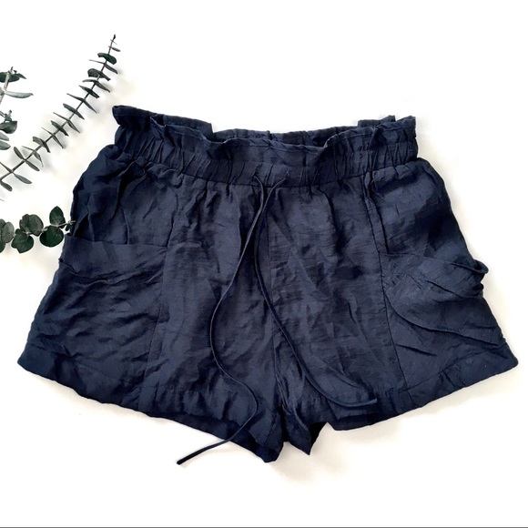 silence + noise Pants - Silence + Noise Crinkled Shorts